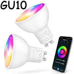 Pack de 2 bombillas inteligentes Gu10